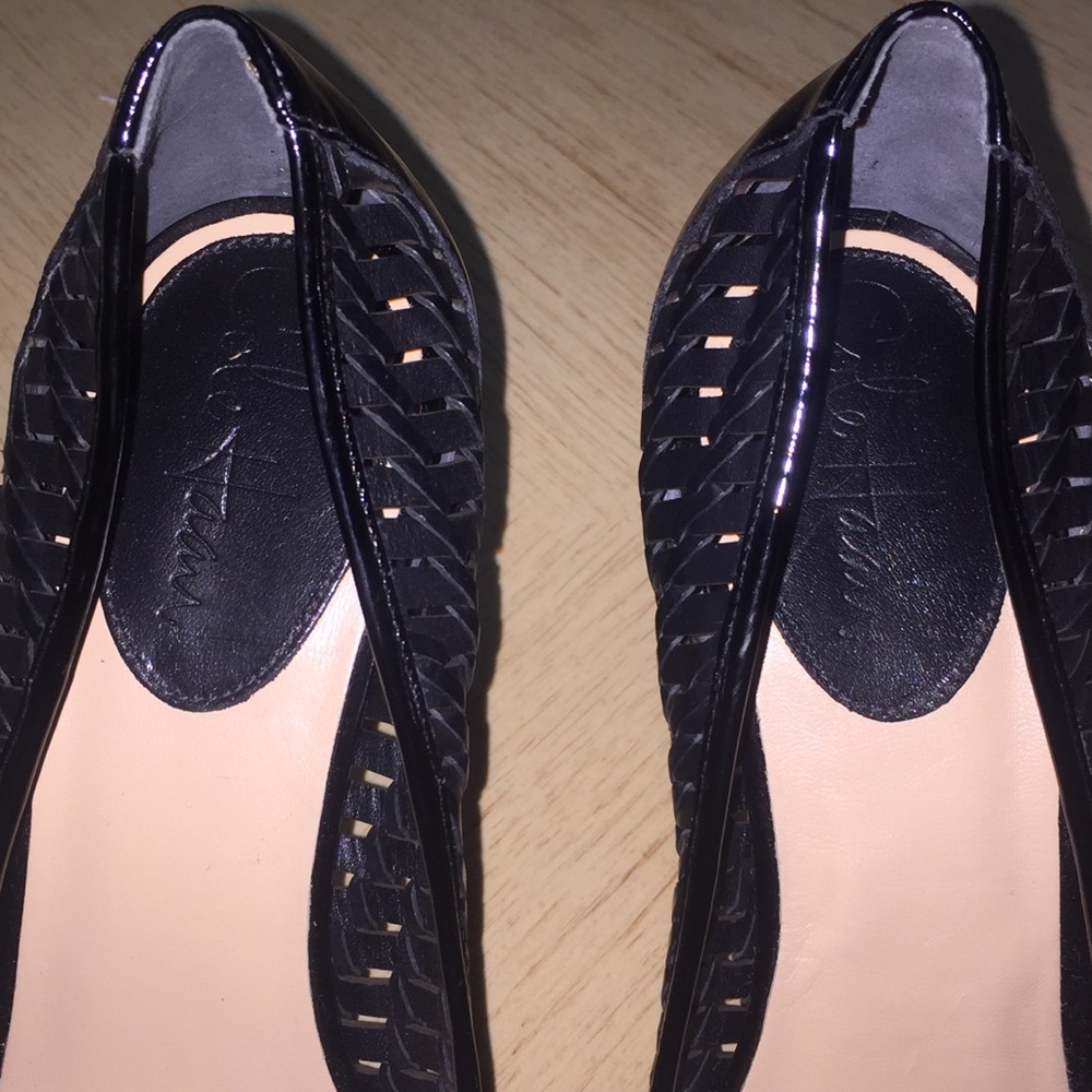Cole Haan X Nike Air Peep Toe Woven Pumps Sz 9 - Picture 6 of 7